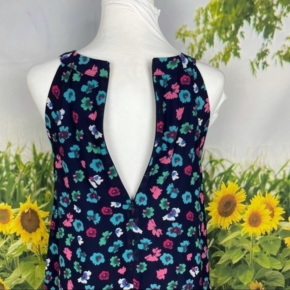 BETSY JOHNSON Navy Floral Shift Dress 4 - Picture 3 of 15